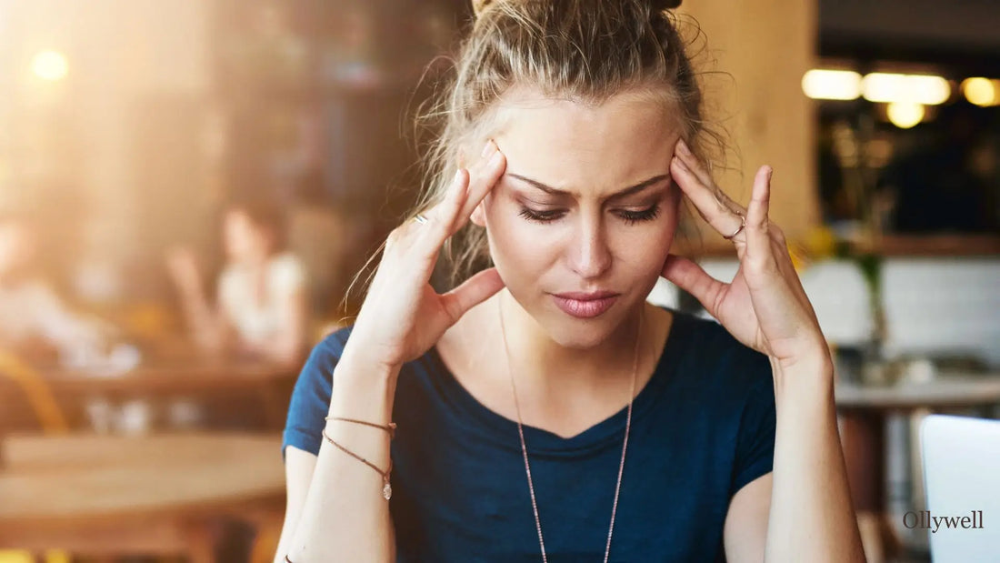 A woman manifesting problems with concentration and memory.